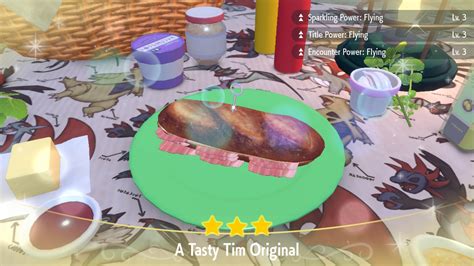 How to build a level 3 sandwich in Pokémon Scarlet and Violet .